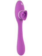 Dvojité a trojité vibrátory: Tvarovatelný vibrátor s jazýčkem 2 Function Bendable Vibe (You2Toys)