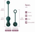 Set vaginálních činek Crystal Duo (Magic Motion)