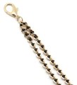 Svorky na bradavky s řetízkem Black Beads (Liebe Seele)