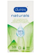 Klasické kondomy: Kondomy Naturals - 10 ks (Durex)