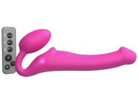Samodržící strapony: Tvarovatelný samodržící vibrační strapon Pink – velikost M (Strap-On-Me)