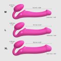 Tvarovatelný samodržící vibrační strapon Pink – velikost L (Strap-On-Me)