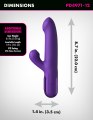 Přirážecí vibrátor s králíčkem Fantasy For Her (Pipedream)