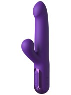 Vibrátory s přírazy: Přirážecí vibrátor s králíčkem Fantasy For Her (Pipedream)