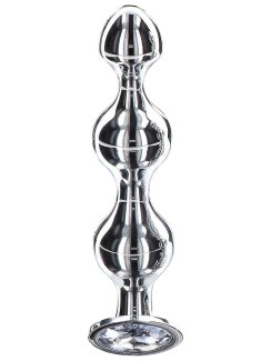 Anální kuličky se šperkem Diamond Star Beads Small (TOYJOY)