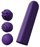 Vibrátory na klitoris: Mini vibrátor + 3 stimulační nástavce Pocket Stimulator (TOYJOY)