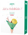 Set hřejivých intimních masážních olejů Let's Celebrate! - 3x 30 ml (Exsens)