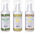 Set hřejivých intimních masážních olejů Let's Celebrate! - 3x 30 ml (Exsens)