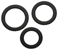 Nevibrační erekční kroužky: Set erekčních kroužků Lust - 3 ks (You2Toys)