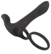 Párové vibrátory: Párový vibrátor s kroužky na penis Black Velvets (You2Toys)