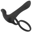 Párový vibrátor s kroužky na penis Black Velvets (You2Toys)