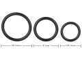 Set erekčních kroužků Tri-Rings - 3 ks (California Exotic Novelties)