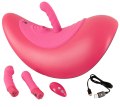 Vibrační sedátko + 3 nástavce Ride-On (Vibepad)