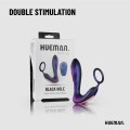 Vibrátor na prostatu s kroužkem na penis Black Hole (Hueman)