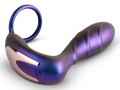 Vibrátor na prostatu s kroužkem na penis Black Hole (Hueman)