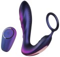 Vibrátor na prostatu s kroužkem na penis Black Hole (Hueman)