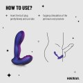 Pulzační vibrátor na prostatu Galaxy (Hueman)