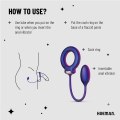 Vibrační erekční kroužek s análním vibrátorem Eclipse (Hueman)