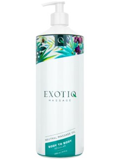 Masážní olej Body To Body - 1 l (Exotiq)