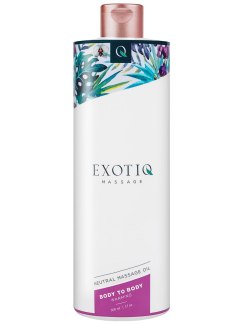 Hřejivý masážní olej Body To Body - 500 ml (Exotiq)