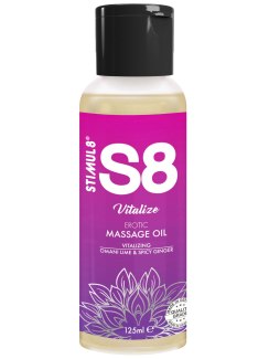 Masážní olej S8 Vitalize - 125 ml (STIMUL8)