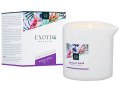 Masážní svíčka Violet Rose - 200 g (Exotiq)