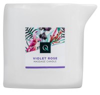 Svíčky s masážními oleji: Masážní svíčka Violet Rose - 200 g (Exotiq)