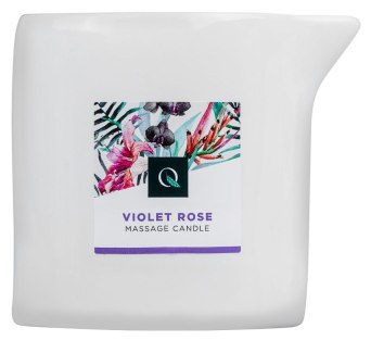 Masážní svíčka Violet Rose - 200 g (Exotiq)