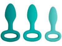 Základní anální kolíky: Set análních kolíků - 3 ks (plusOne)