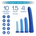 Set hřejivých vibračních vaginálních dilatátorů - 4 ks (plusOne)