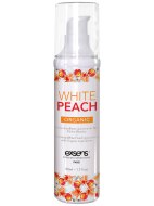 Erotické masážní oleje: Hřejivý intimní masážní olej White Peach Organic - 50 ml (Exsens)