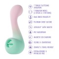 Vibrátor/stimulátor s jazýčkem Melody (Blush)