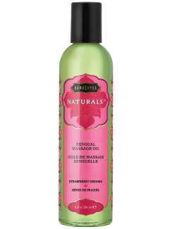 Masážní olej Strawberry Dreams - 236 ml (Kama Sutra)