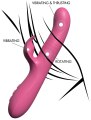 Přirážecí vibrátor s králíčkem a perličkami Venus II (TOYJOY)