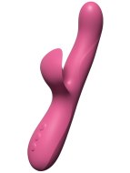 Vibrátory s přírazy: Přirážecí vibrátor s králíčkem a perličkami Venus II (TOYJOY)