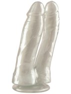 Dilda s přísavkou: Dvojité realistické dildo Baroque Pearl (Lola Games)