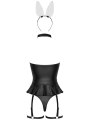 Erotický kostým Králíček – body, obojek a čelenka (Cottelli)