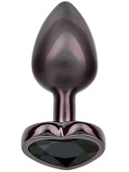 Anální kolíky s krystalem: Anální kolík se srdíčkem Jewel Small (California Exotic Novelties)