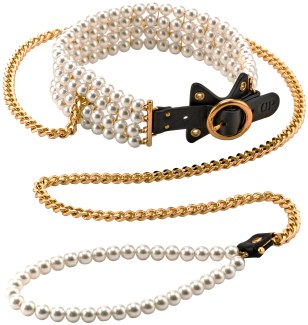 Perlový obojek s vodítkem (Guilty Pleasure)