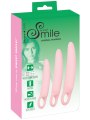Set silikonových vaginálních dilatátorů - 3 ks (Sweet Smile)