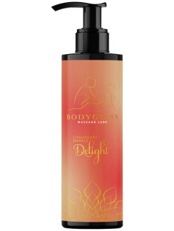 Masážní/lubrikační gel Strawberry Sparkle Delight - 150 ml (BodyGliss)