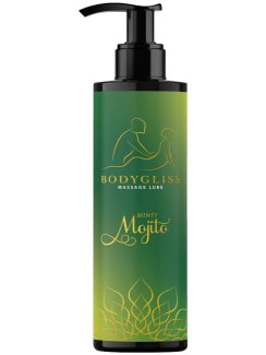 Masážní/lubrikační gel Minty Mojito - 150 ml (BodyGliss)