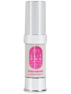 Stimulační balzám na klitoris Clit Pwr Strawberry - 15 ml (Secret Play)
