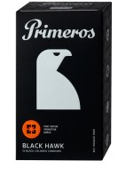 Klasické kondomy: Černé kondomy BLACK HAWK - 12 ks (Primeros)