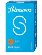 Tenké kondomy: Tenké a extra lubrikované kondomy SOFTGLIDE - 12 ks (Primeros)