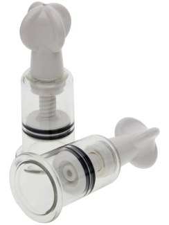 Set vakuových pumpiček na bradavky - S/M (She.E.O)