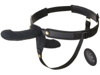 Dvojité strapony: Vibrační dvojitý strap-on Inferno (Hidden Desire)