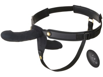 Vibrační dvojitý strap-on Inferno (Hidden Desire)