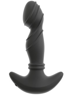 Vibrátor na prostatu s masážními kroužky (ANOS)