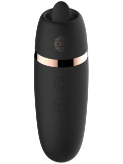 Vibrační stimulátor klitorisu s jazýčkem (Rosy Gold)